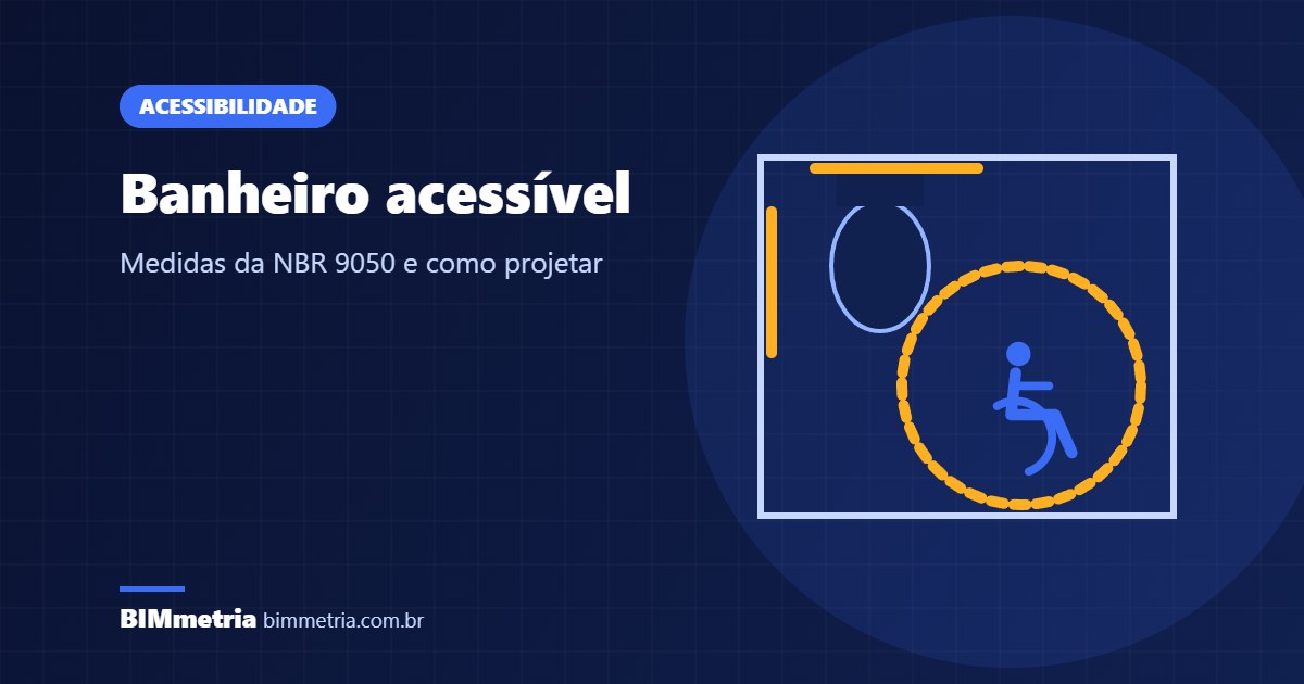 Banheiro acessível: medidas da NBR 9050 e como projetar