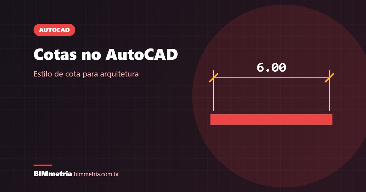 Cotas no AutoCAD: Como Configurar o Estilo de Cota para Arquitetura