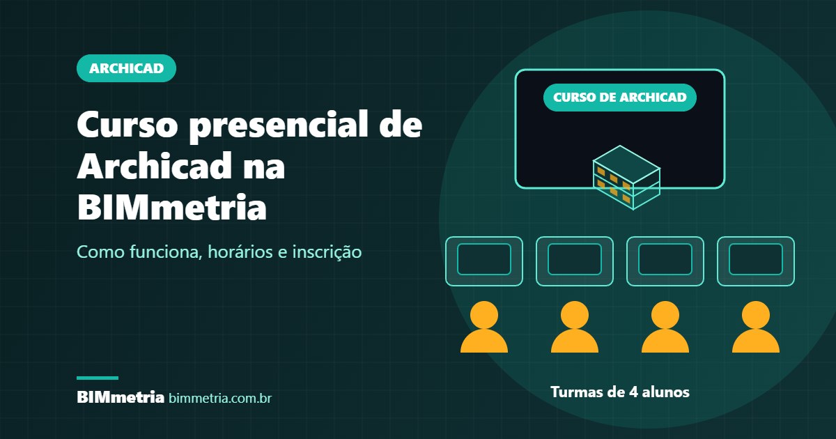 Curso Presencial de Archicad na BIMmetria: Como Funciona