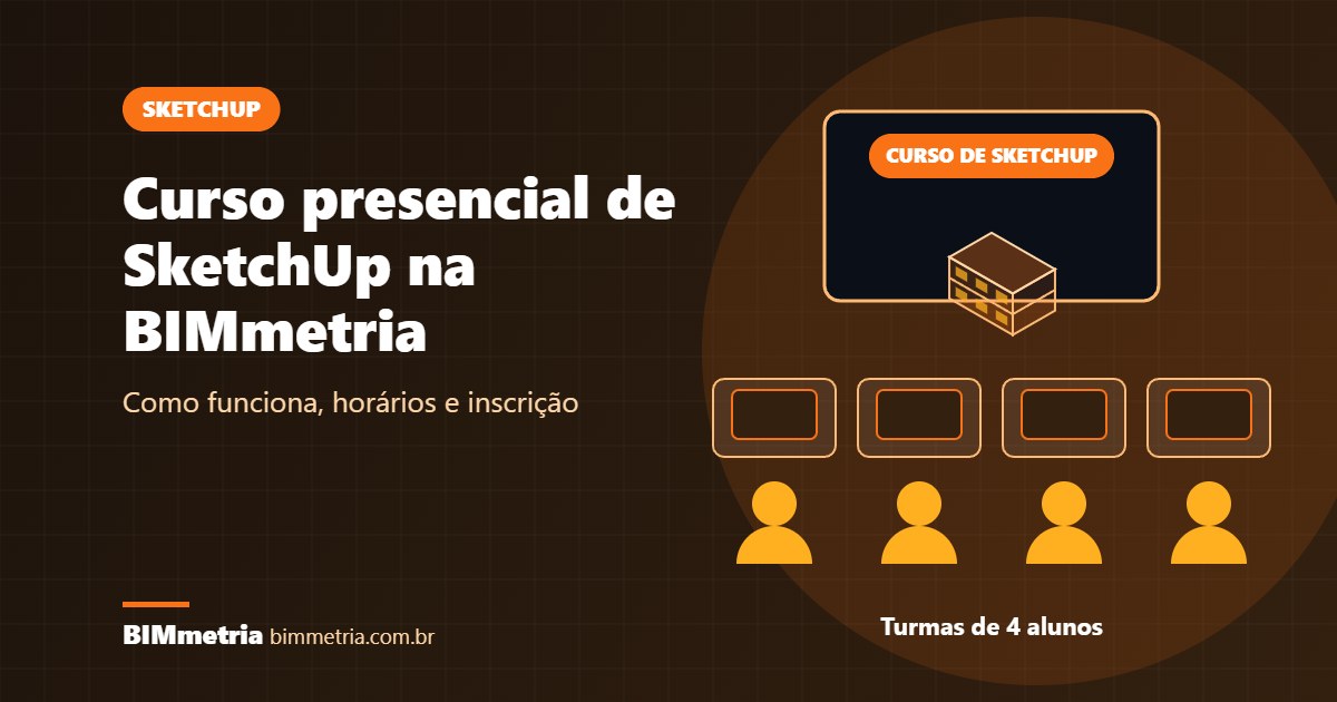 Curso Presencial de SketchUp na BIMmetria: Como Funciona