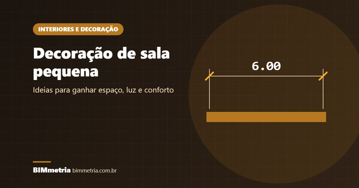 Decoração de sala pequena: ideias para ganhar espaço e luz