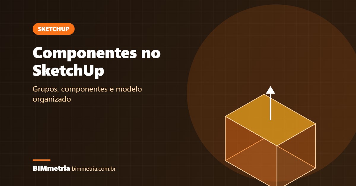 Componentes no SketchUp: Diferença entre Grupo e Componente