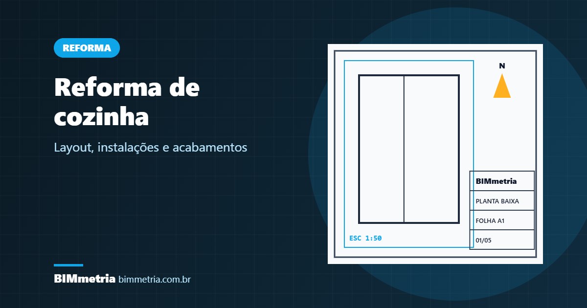 Reforma de cozinha: layout, instalações e acabamentos