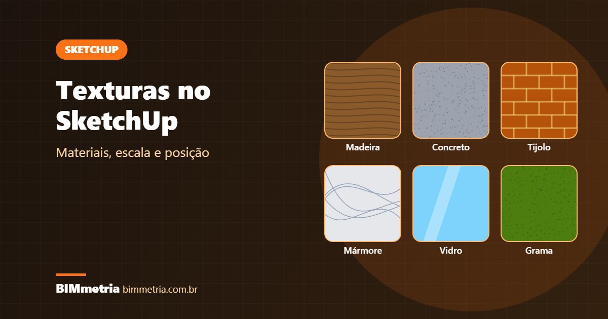 Texturas no SketchUp: Como Aplicar e Ajustar Passo a Passo