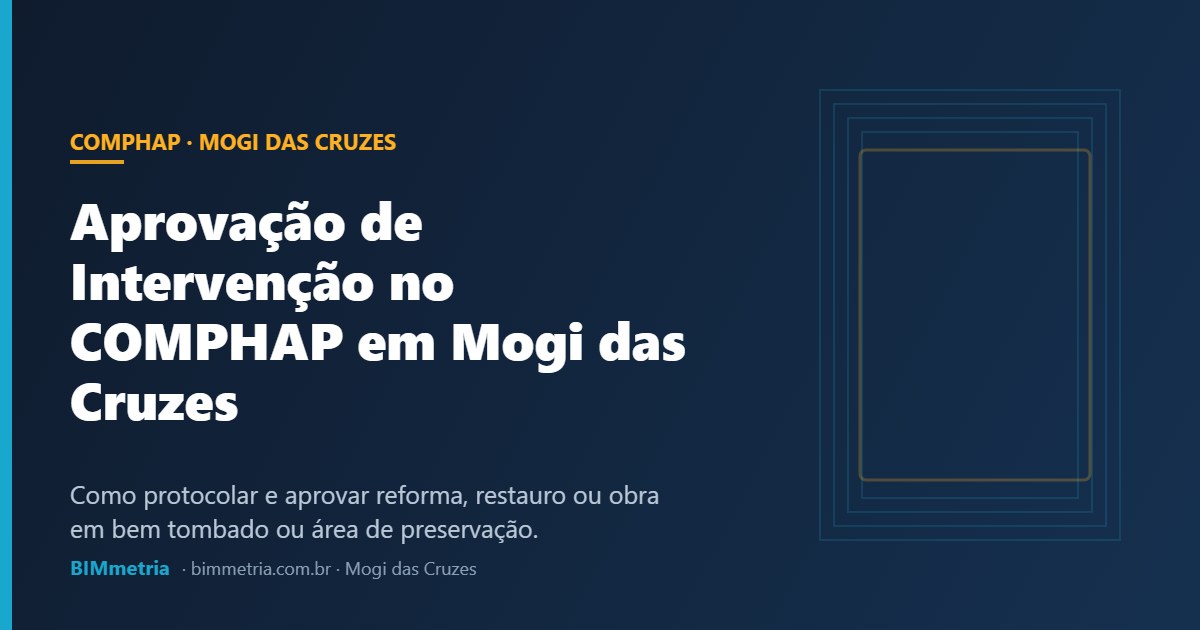 Aprovação no COMPHAP em Mogi das Cruzes