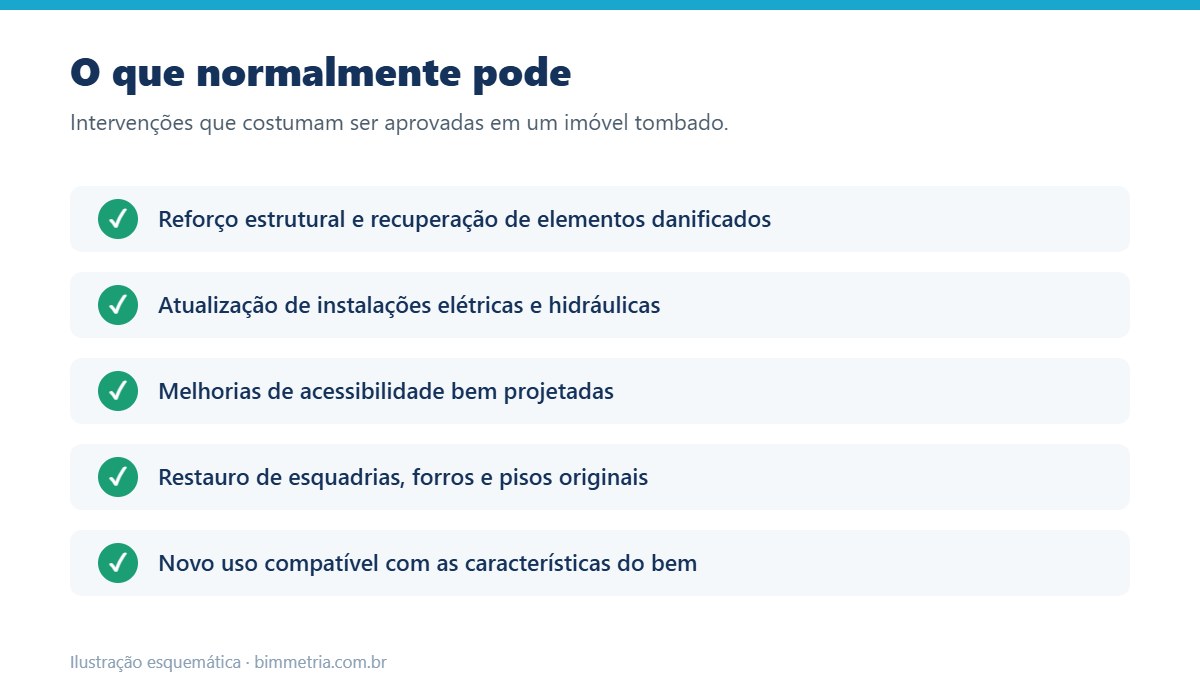 O que pode reformar em um imóvel tombado em Mogi das Cruzes